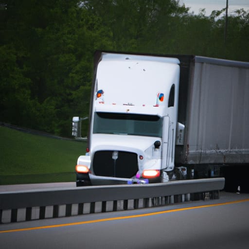 Freight Hauler transport truck bought with vehicle financing.